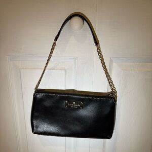 Kate Spade New York Black Leather Shoulder Bag